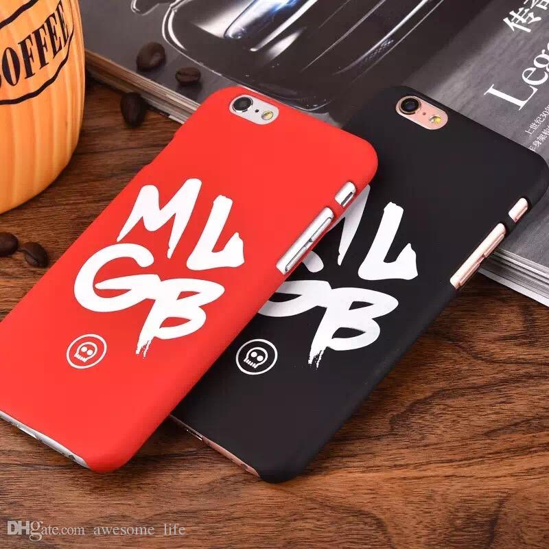 Fashion special letters MLGB phone case for iphone6/6s/6plus/6splus pretty cool plastic hard back cover