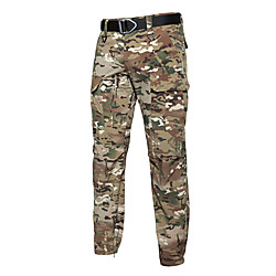 Men's Hunting Pants Waterproof Quick Dry Ventilation Wearproof Fall Spring Solid Colored Nylon for Camouflage Grey S M L XL XXL Lightinthebox