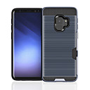 Capinha Para Samsung Galaxy S9 Plus / S9 Porta-Cartão / Antichoque Capa traseira Sólido Rígida PC para S9 / S9 Plus / S8 Plus