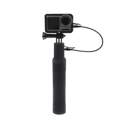 STARTRC OSMO Action Cargador rápido de batería Power Bank Grip Selfie Stick con ABS Jaula protectora para DJI OSMO Action Camera