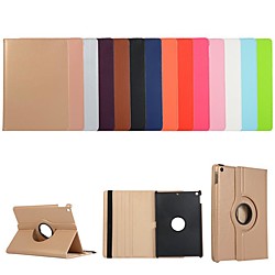 Case For Apple iPad Air / iPad 4/3/2 / iPad Mini 3/2/1 360° Rotation / Shockproof / with Stand Full Body Cases Solid Colored PU Leather