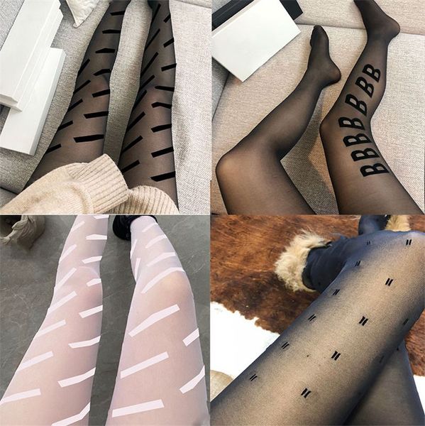 Party Stocking Designer Womens Mesh Tights Black Stockings Textile Sexy Long Pantyhose Ladies Wedding