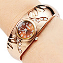 estilo de la pulsera de reloj de la mujer con la decoración del diamante