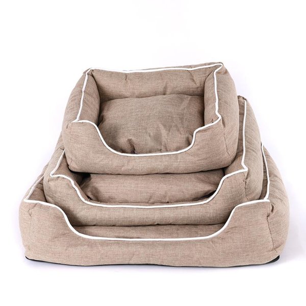 Cat Beds & Furniture Solid Pet Dog Bed Sofa House Mats Kennel Waterproof Washable For Small Medium Large