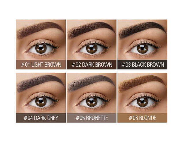 6 colors/set Eyebrow Dye Gel Waterproof Makeup Shadow Eye Brow Make Up Paint Enhancer Cosmetic