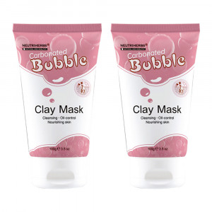 Bubble Clay Mask - Mascarilla Facial de Burbujas - 2 Botes
