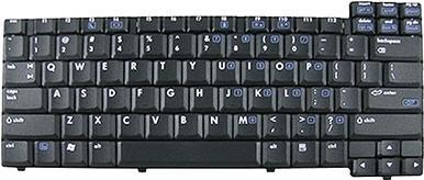HP - Tastatur - Israel - Schwarz - für Business Notebook nc6220, nc6230