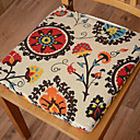 Modèle 100% Coussin de chaise moderne de coton multicolore motif floral