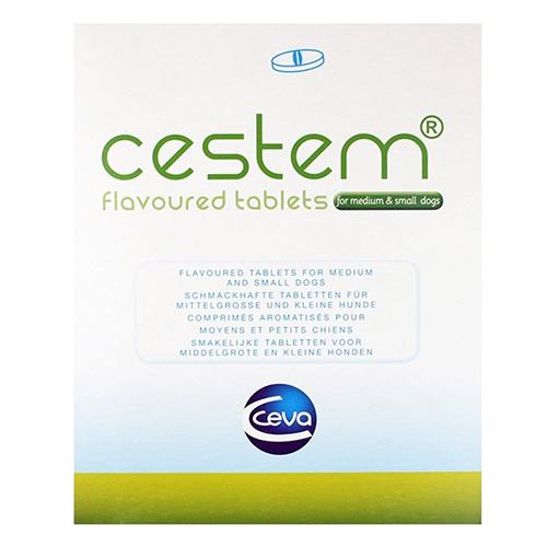 Cestem Flavor Tablets For Small And Medium Dogs 1 Tablet