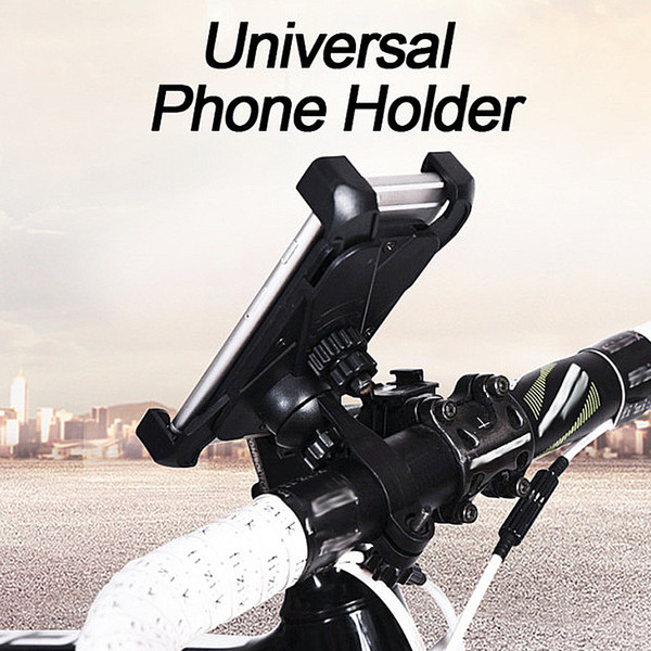 motorcycle bicycle phone holder for iphone samsung universal mobile cell phone holder motorcycle bike handlebar clip stand gps mount bracket