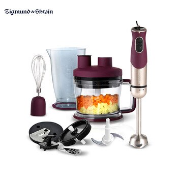 Blender Zigmund & Shtain BH-339 M immersion with wisk with chopper Household appliances for kitchen smoothies Shredder machine