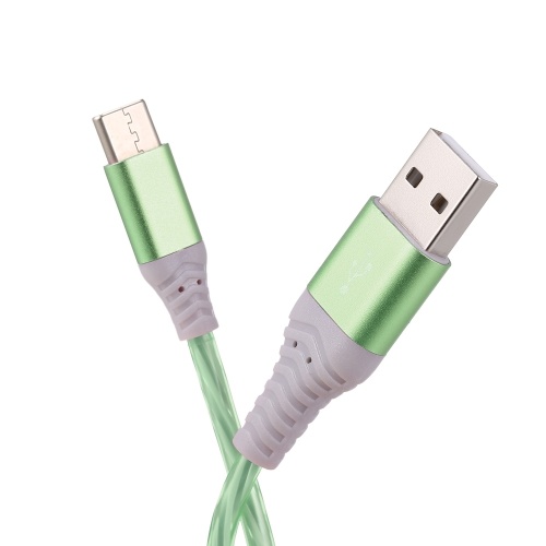 Câble USB pour Huawei P20 P30 Xiaomi Téléphone Mobile Type C Charge Rapide Câble Streamer Ligne De Données La Lumière Magique Câble De Charge