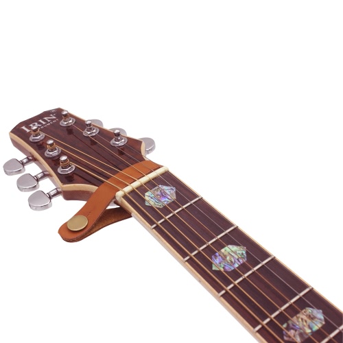 Acoustic Guitar Neck Strap Button Headstock Adaptor Synthetic Leather