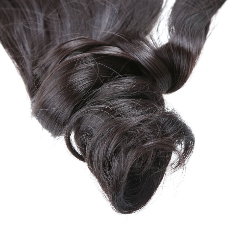 5 clips vaya rollo engrosamiento largo y rizado pelo seda fibra da alta temperatura del pedazo
