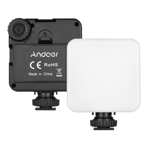 Andoer KM-72B Mini LED Video Light RGB Color Multifonctionnel LED On-Camera Fill-in Light