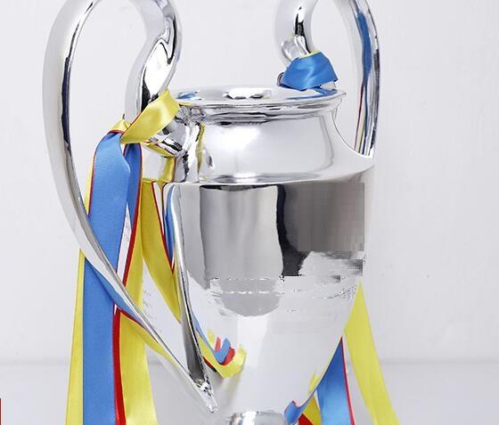 new 2019 resin c league trophy eur soccer trophy soccer fans for collections and souvenir silver plated 15cm 32cm 44cm full size 77cm