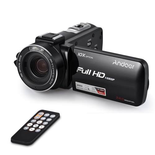 Caméscope Andoer HDV-Z82 1080P Caméra vidéo numérique Full HD