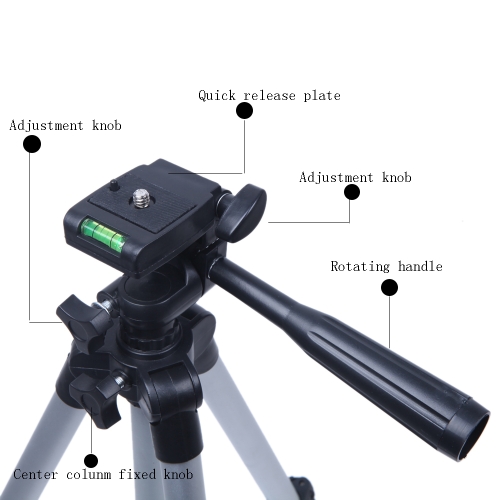 3110A Pro trípode ligero Flexible portátil tres vías cabeza de cámara para Sony Canon Nikon