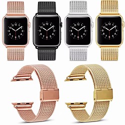 Uhrenarmband für Apple Watch Serie 5/4/3/2/1 Apple Jewelry Design Edelstahl-Armband Lightinthebox