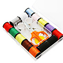 14 Colors Portable Cotton Thread Assortment with Sewing Accessories (Random Package Colors)