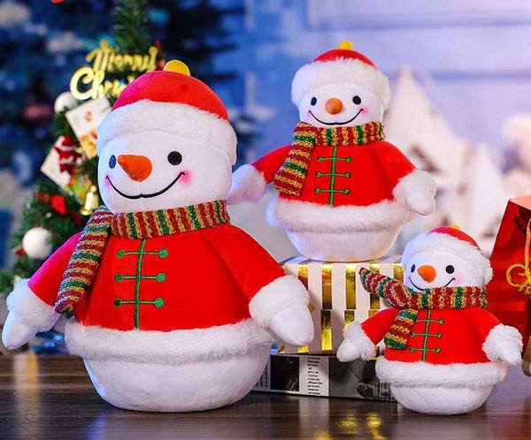 Party Favor Creative Christmas Snowman Doll Holiday Decoration Plush Personality Children's Gift Wedding Favors For Guests