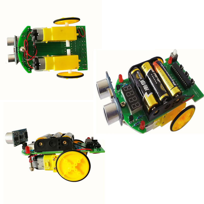 D2-4 Intelligentes Ranging Smart Robot Car DIY Satz Ultraschall-Ranging-Modul 10,8 cm * 7 cm Boardgröße