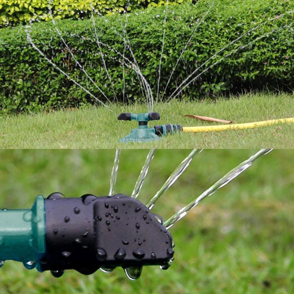 New Cheap Automatic Lawn Sprinkler Garden House Water Sprinklers Lawn Irrigation Watering System Coverage Rotation 360° #jew