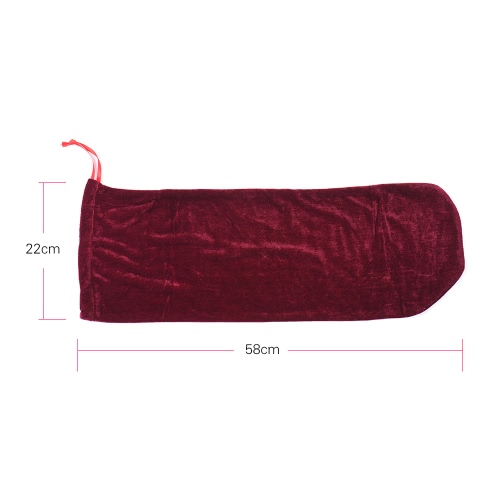 High Quality Satin Fabric Bag Blanket for 1/2 1/4 1/8 Size Violin Fiddle Elegant Burgundy