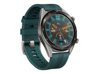 Huawei Watch GT - 46 mm - titangrauer Edelstahl - intelligente Uhr mit Riemen - Flouroelastomer - du