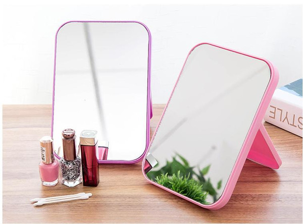 high definition makeup and folding portable cosmetic mirror