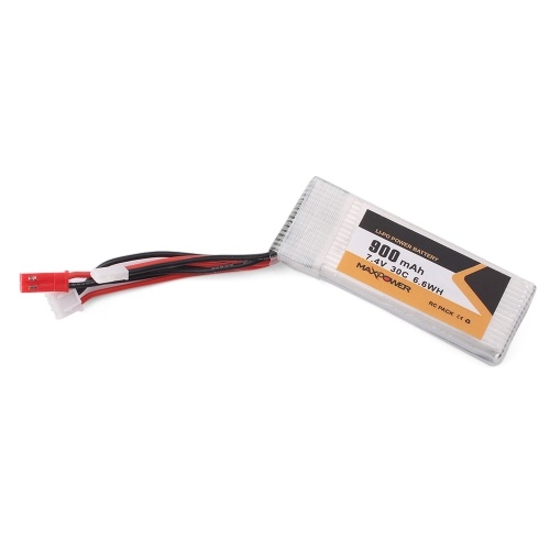 7.4V 900mAh 30C 2S Li-Po Battery JST XH2.0 Plug for X520 RC Airplane 130 180 RC Racing Drone Quadcopter