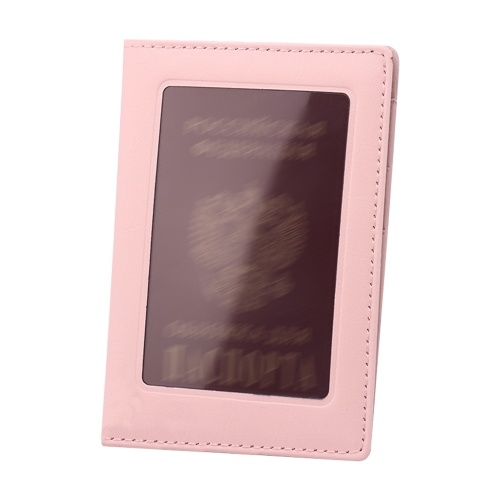 Porte-passeport Couverture de passeport Étui transparent pour porte-carte d'identité