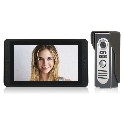 Timbre de video con video 7 "TFT LCD con pantalla táctil Teléfono con video y puerta