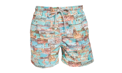 Ultra Quick Drying 'Family Holiday' Quality Swim Short