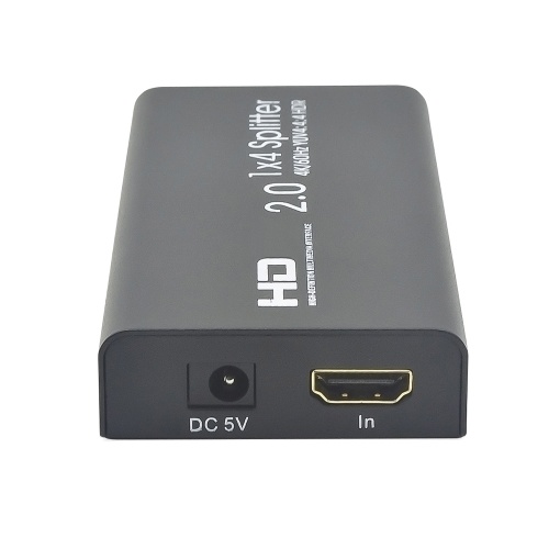 4K HD 2.0 Switcher Switch Splitter 4 en 1 sur 4KX2K / 60HZ HDCP 2.2 Compatible avec PS4 Pro Blue Ray DVD Xbox
