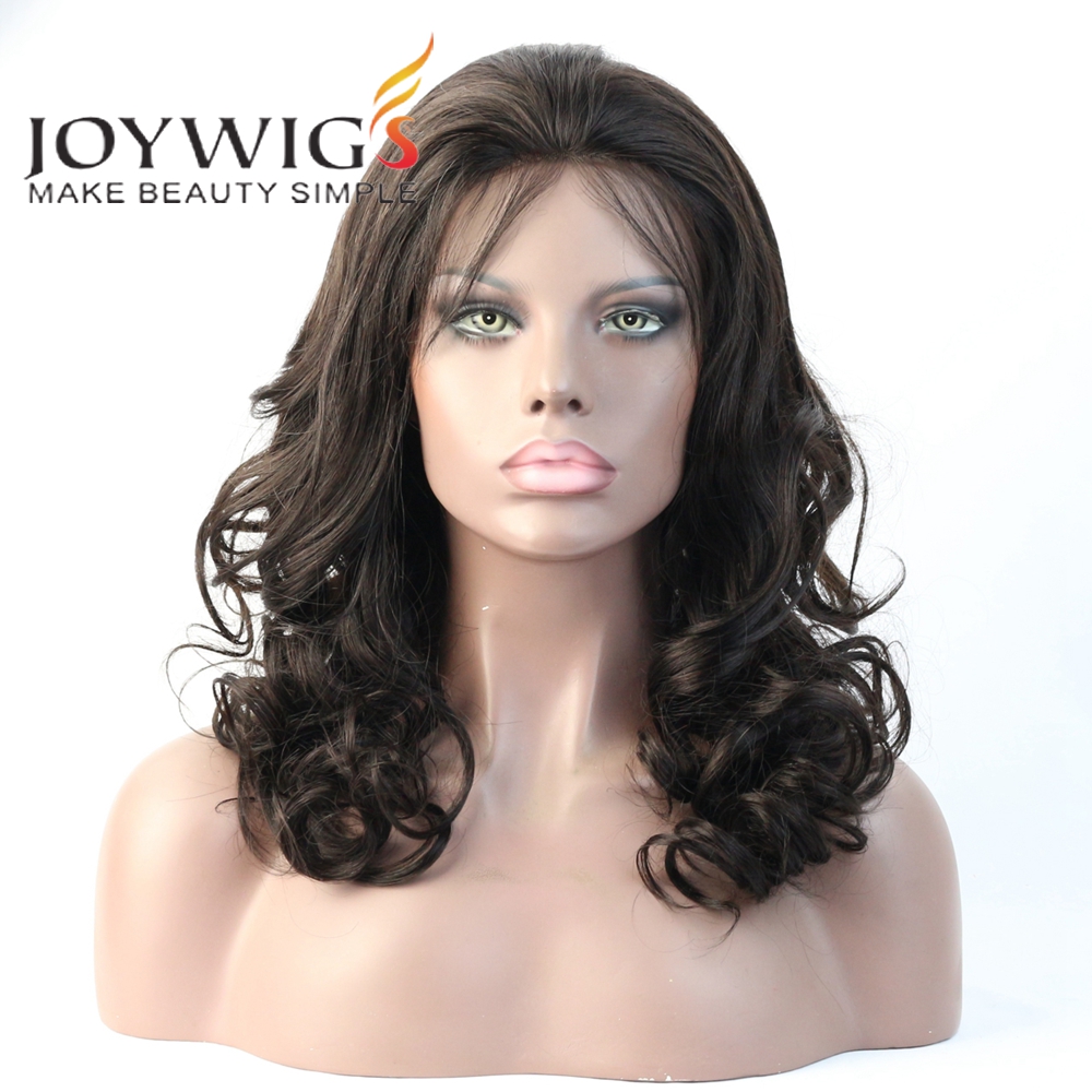 2016 Joywigs New Arrival Virgin Indian Hair Colorable 16 150% Density Full Lace Wig