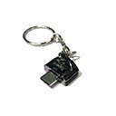 Apacer MicroSD/MicroSDHC/MicroSDXC/TF USB 2.0 Tipo-c Lector de tarjetas Memoria USB