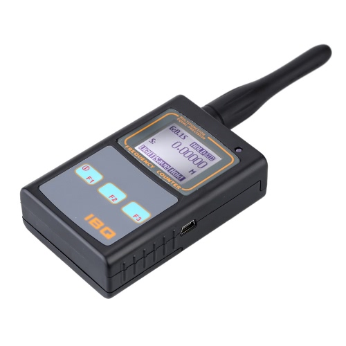 Handheld Digital LCD Frequency Counter with UHF Antenna 50MHz-2.6GHz for Two Way Radio