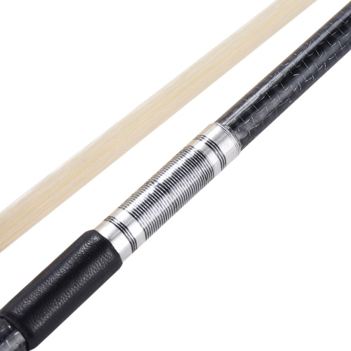 Well Balanced Braided Carbon Fiber 4/4 Violin Fiddle Bow Round Stick Exquisite Horsehair Ebony Frog