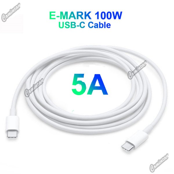 100W 5A PD USB C to USB Type C Cable for Xiaomi Redmi Note 8 Pro Quick Charge 4.0 PD Fast Charging for Huawei NOTE 20