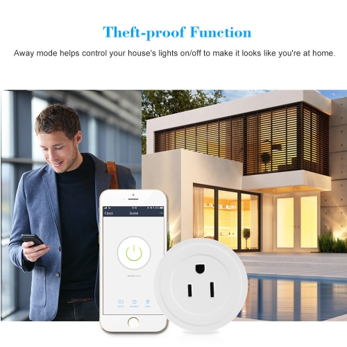 Mini Wifi Smart US Plug Voice Control for Amazon Alexa for Google Home/Nest IFTTT For TP-Link (2 Pack)