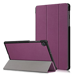 Case For Samsung Galaxy Samsung Tab A 10.1(2019)T510 / Samsung Tab A 10.1(2019)T515 / Galaxy Tab A 10.5 T595 T590 Shockproof Full Body Cases Solid Colored PU Leather