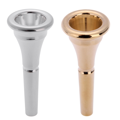 French Horn Mouthpiece Copper Alloy Sliver / Golden Durable Stylish
