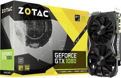 ZOTAC GeForce GTX 1080 Mini - Grafikkarten - GF GTX 1080 - 8 GB GDDR5X - PCIe 3.0 x16 - DVI, HDMI, DisplayPort
