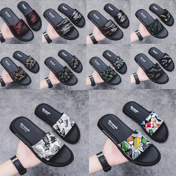 Men's shoes sandals and slippers street hip-hop new sports tide brand flip flops non-slip wear-resistant indoor and outdoor wear beach