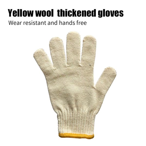 Cotton gloves garden supplies garden lawn thickened glove outdoor hand protection tools