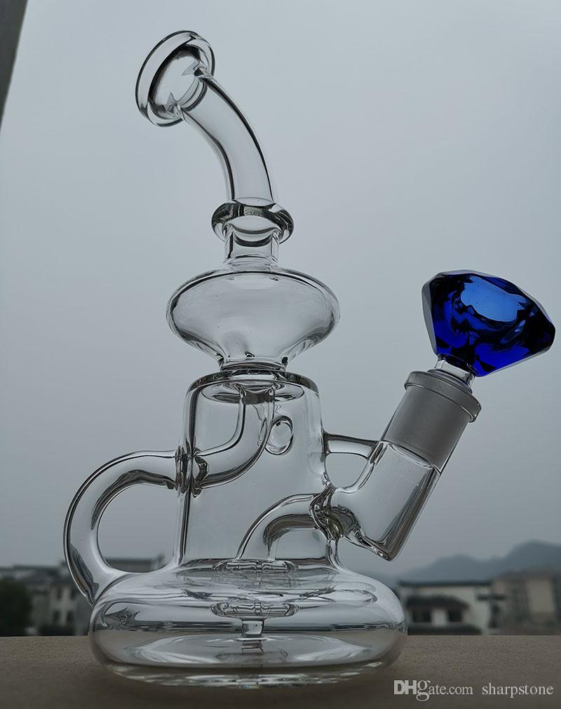 Bong! New Mobius Matrix sidecar glass bong birdcage perc glass pipe thick glass smoking pipes 14.4mm joint
