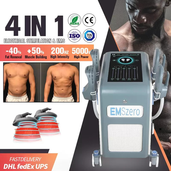 2022 Super factory price 4 handles powerful EMS slimming muscle stimulation body slimming spa beauty machine