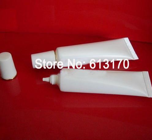 Free shipping 20g 20ml white empty eye cream tube with screw cap insert gel butter hose handcream squeeze Hosepipe