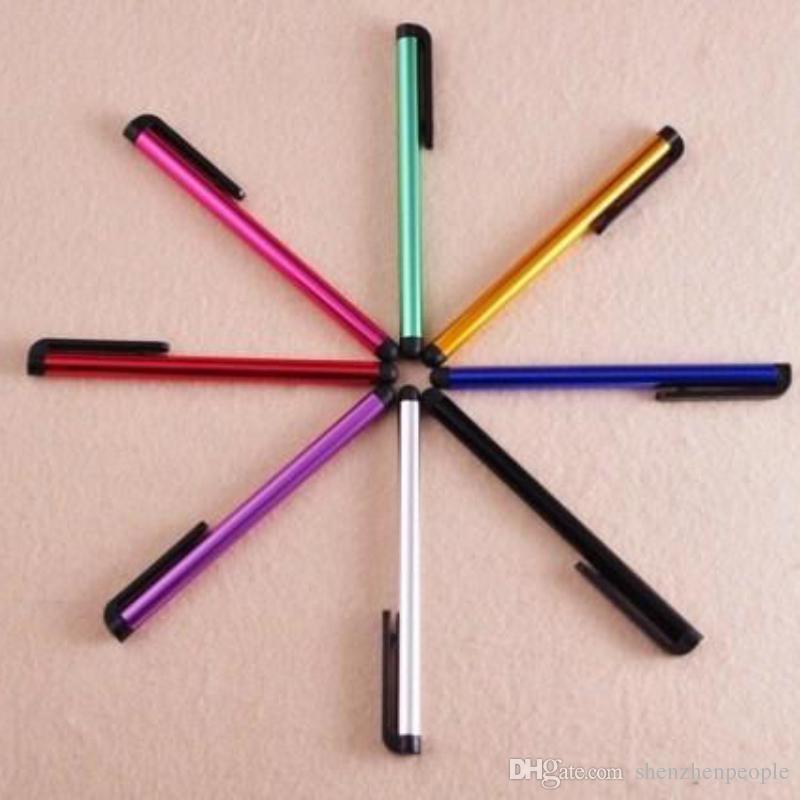 Wholesale Universal High Sensitive Capacitive Stylus Pen Screen Touch Pen For 4 5 5S mobile phone Galaxy S4